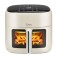 AIR FRYER  IZ-8259 (224634) AIRFRYER CREAME 1900W 8LT ΜΕ ΠΑΡΑΘΥΡΟ